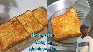 2 ingredients delicious bread toast || How to toast bread on a pan || Bread Toast