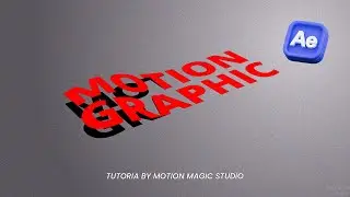 Creative Motion Graphic Text Animation Using CC Smear | After Effects Tutorial