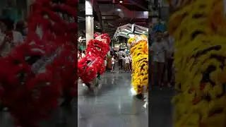 lion dance in highpoint shopping centre