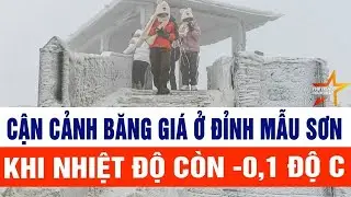 Miền Bắc đại h&agrave;n, c&oacute; nơi -0,1 độ C, băng gi&aacute; bao phủ, Bắc Ninh r&eacute;t buốt như Sa Pa