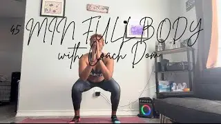 45-Minute Full Body Dumbbell Workout | Real-Time | All Levels