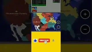 Territorial.io Time lapse Team battle usa 48 map part 16 |felhou Inktin