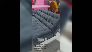 Sofa bed / Sofa Relax Bandung. Bisa order via Shopee & Tokopedia. Bandung saja. wa 085220334405