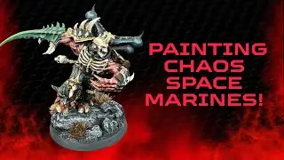 How to Paint Chaos Space Marines! Black Legion