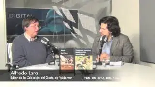 Alfredo Lara, editor de la Colección del Oeste de Valdemar. 26-2-2014