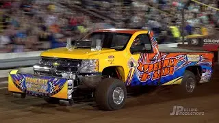 4x4 Pro Stock Trucks pulling on Friday of the 2023 Lanesville Heritage Weekend Truck  Tractor Pull