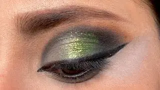2 step Smokey eye look | glitter Smokey eye makeup look | how to Smokey eye makeup look
