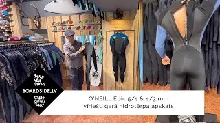Populārākais siltais hidrotērps vīrie&scaron;iem - O&rsquo;Neill Epic ar rāvējslēdzēju mugurpusē