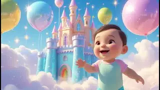 ABC Balloons Flying Over Rainbow Castle | Alphabet Song for Kids | Nursery Rhymes and Baby