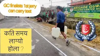 GC FINALISTS 1st jerry can carry test BGTC KRGVLogs