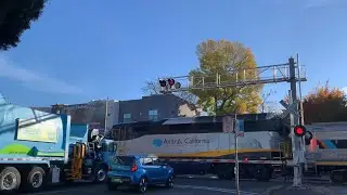 Amtrak California 6962 San Joaquins 702 South *Reroute* - Q Street Railroad Crossing, Sacramento CA