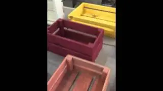 Wood Crate Color Options at Crateland