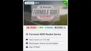 1/18 Formula 1600 Motorsport Arena Oschersleben Grand Prix