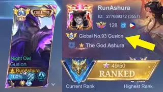 I GOT GLOBAL GUSION BEFORE MYTHIC GLORY🔥| Mobile Legends