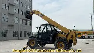 Used Caterpillar TH414 Telehandler 4x4 Wheel Drive Telehandler Forklift