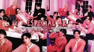 Especial 4K - ranqueando todas as m&uacute;sicas do stray kids de 2025