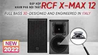 Xem nội thất mẫu loa RCF ITALY: RCF X-Max 12, full bass 30 đáng mua hiện nay