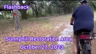 FLASHBACK- Sunday Afternoon E Bike Ride in the Woods || Sunnyhill Restoration Area || October 2023