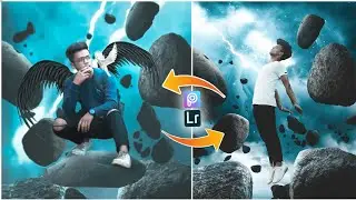 PicsArt \Space Train Photo Manipulation Tutorial Composite
