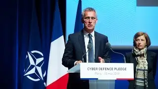 NATO Secretary General at the Cyber Defence Pledge Conference, 🇫🇷 Paris, 15 MAY 2018