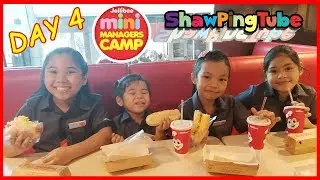 Jollibee Mini Managers Camp Day 4 - Family Photo Frame with Shawping