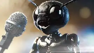 Ants' Metal March Anthem with Spider Drummer/ Bug Muzak Rocks it Out 