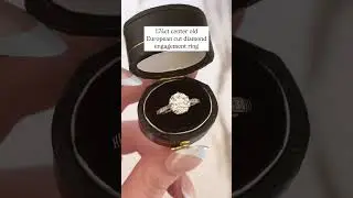 The perfect diamond engagement ring😊#engagementring #diamondring #ring #antiquejewelry #explorepage