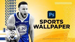 How to Design a Basketball Sports Wallpaper in Photoshop &mdash; How to Use Adobe Photoshop (Part 34)