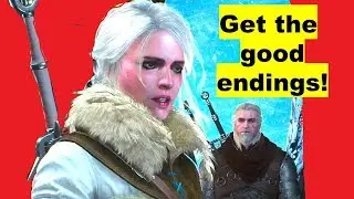 Empress & Witcher ENDING for Ciri, How to be a good Witcher 3 dad & Have Nilfguard Win #switcher