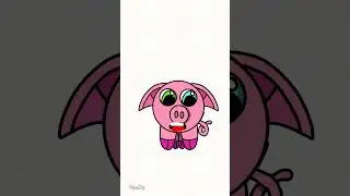 Здесь кто-то есть? #flipaclip #анимация #pigs #свиньи #funnypig #flipaclip