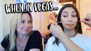 TRYING WEIRD THINGS IN VEGAS (with my mom!!)