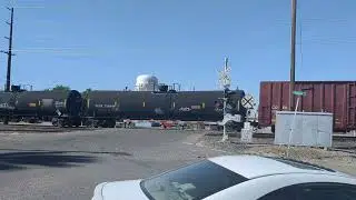 UP 2703 GE ET44AH Leads Manifest through Atwater, CA