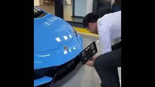 Huracan Evo front license mount