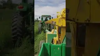 Oxbo green bean harvester