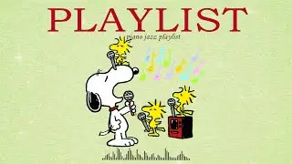 [Playlist] 아늑한 스누피 봄 재즈 🌸 Monday Jazz Playlist 🌞 Snoopy Instrumental Jazz for Relaxing Coffee 🎹☕