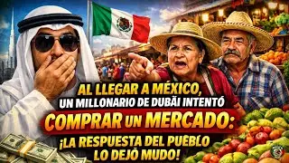 Al llegar a México, un millonario de Dubái intentó comprar un mercado: la respuesta del pueblo lo de