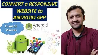How to Convert your Website Into a Professional Android Application using Android Studio in 10 mins😱