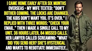 My Wife Changed Locks After 6 Months Overseas&mdash;Then I Made One Call That Had Her Begging in 36 Hours.