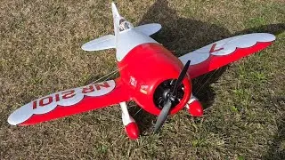 Maiden of Eflite GeeBee R2 1.0 Number 2, Disaster Averted