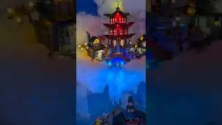 ☁️⛩️Floating Temple Of Airjitzu⛩️☁️ #lego #afol  #temple #light #clouds #ninjago