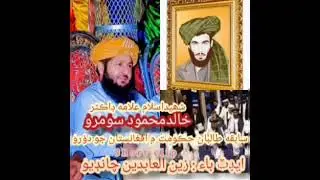 شھيد اسلام علاما ڊاڪٽر  خالد محمود سومرو سابقھ طالبان حڪومت م افغانستان جو دورو م ھڪ وئيڊو
