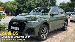 Xe Ô tô Cũ Lướt Audi Q5 S line 45 TFSI Quattro 2024 Chạy 7 000 Km