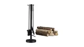 Kaminbesteck modern 4 teilig mit St&auml;nder
