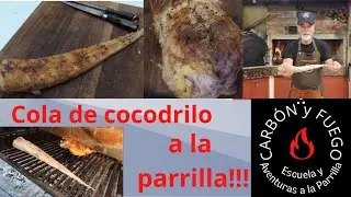 COLA DE COCODRILO A LA PARRILLA