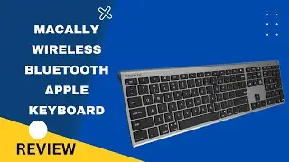 Macally Wireless Bluetooth Apple Keyboard for Mac iOS PC Android - Switch Between 3 Devices Review