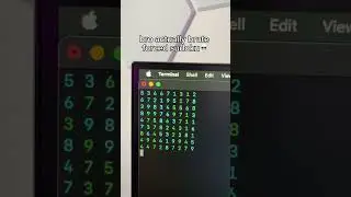Bro actually brute forced sudoku 😳 #softwareengineer #computerscience #coding
