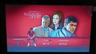 Beyond a Reasonable Doubt 2009 DVD Menu Walkthrough