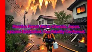 Massive Forest Fire in Ofunato, Japan: 230,000 Evacuated, One Fatality Confirmed.