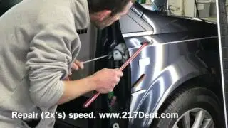 Door Removal for fender Dent Removal | Town and Country Van