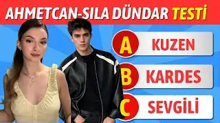 Sıla Ve Ahmet Can Dündar Testi!🤔 Sıla Ve Ahmet'i Ne Kadar Tanıyorsun? 🤨Sıla Ve Ahmet Bilgi Yarışması